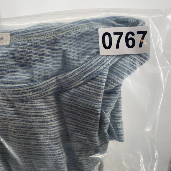 Marine Layer T-shirt Men’s Medium Blue Striped Coastal Nautical NormCore - Picture 9 of 9